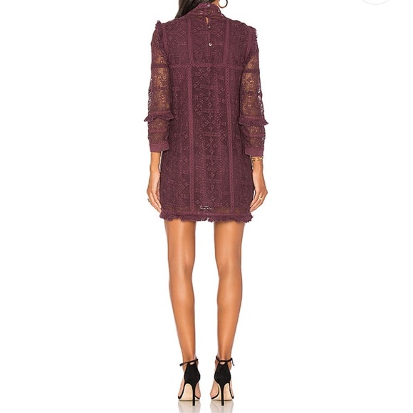 🔆 NWT LoveShackFancy Crochet Lace Mini Dress - Picture 5 of 8